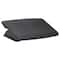 Mind Reader Foot Rest, Under Desk at Work, Ergonomic, Height Adjustable, Office, Plastic, Black